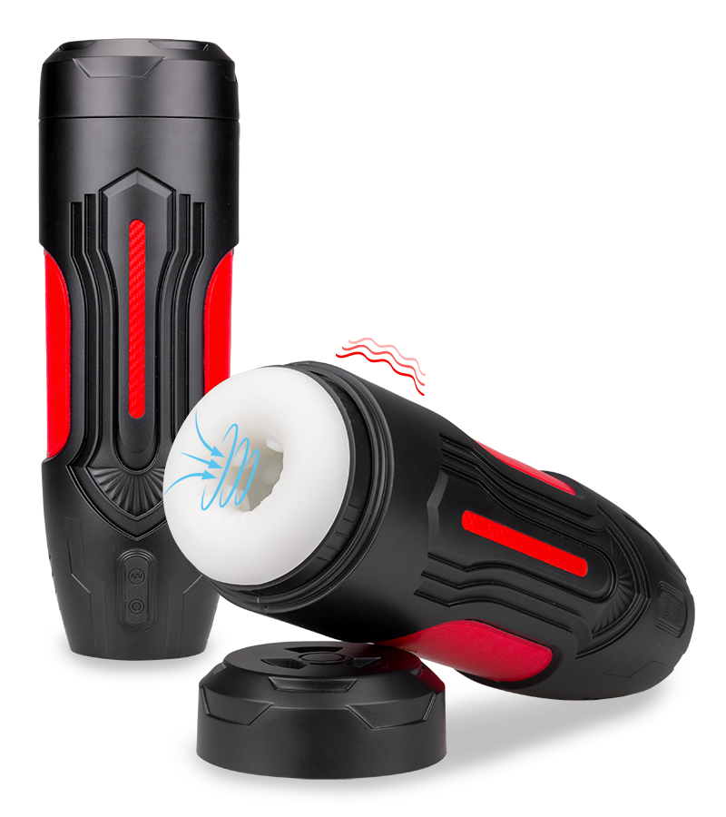 Masturbator mit Vibration und Saugfunktion Hitanor