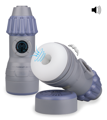 Masturbator mit Vibration und Saugfunktion Turbojet