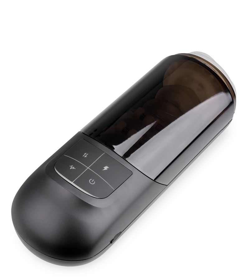 Masturbator mit Vibrations- und Stoßfunktion Loch Ness