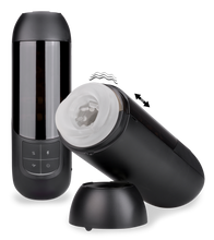 Laden Sie das Bild in den Galerie-Viewer, Masturbator mit Vibrations- und Stoßfunktion Loch Ness