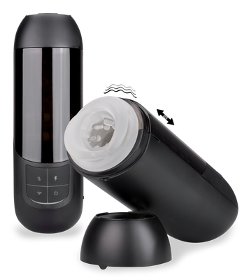 Masturbator mit Vibrations- und Stoßfunktion Loch Ness