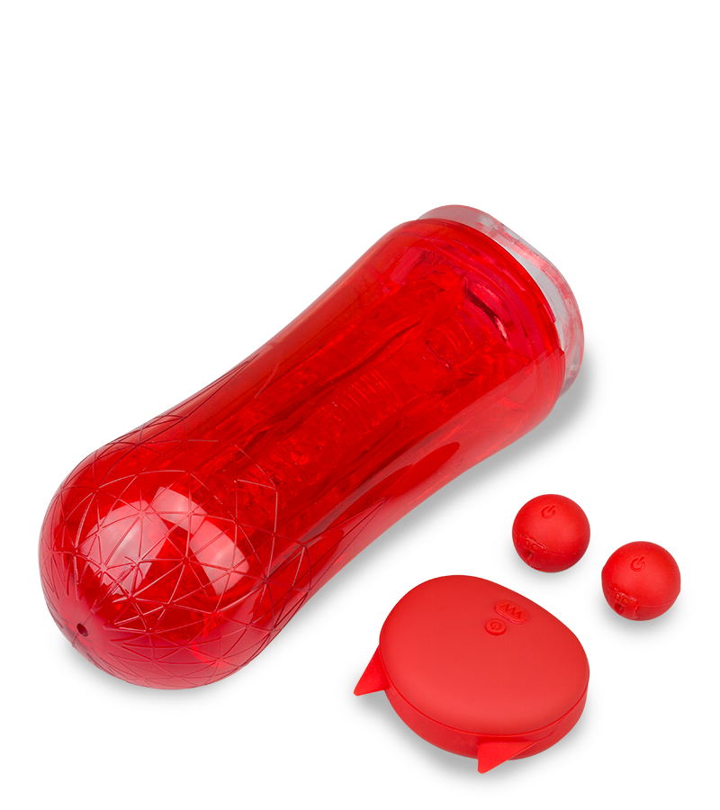 Masturbator mit vibrierenden Kugeln Skylight