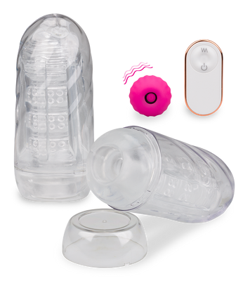 Masturbator mit Vibro-Bullet Overnight