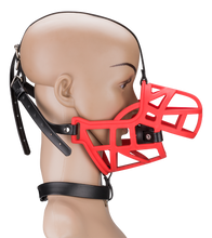 Laden Sie das Bild in den Galerie-Viewer, Maulkorb mit abnehmbarem Gagball
