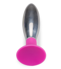 Laden Sie das Bild in den Galerie-Viewer, Metall-Analplug mit Saugfuß 10 cm