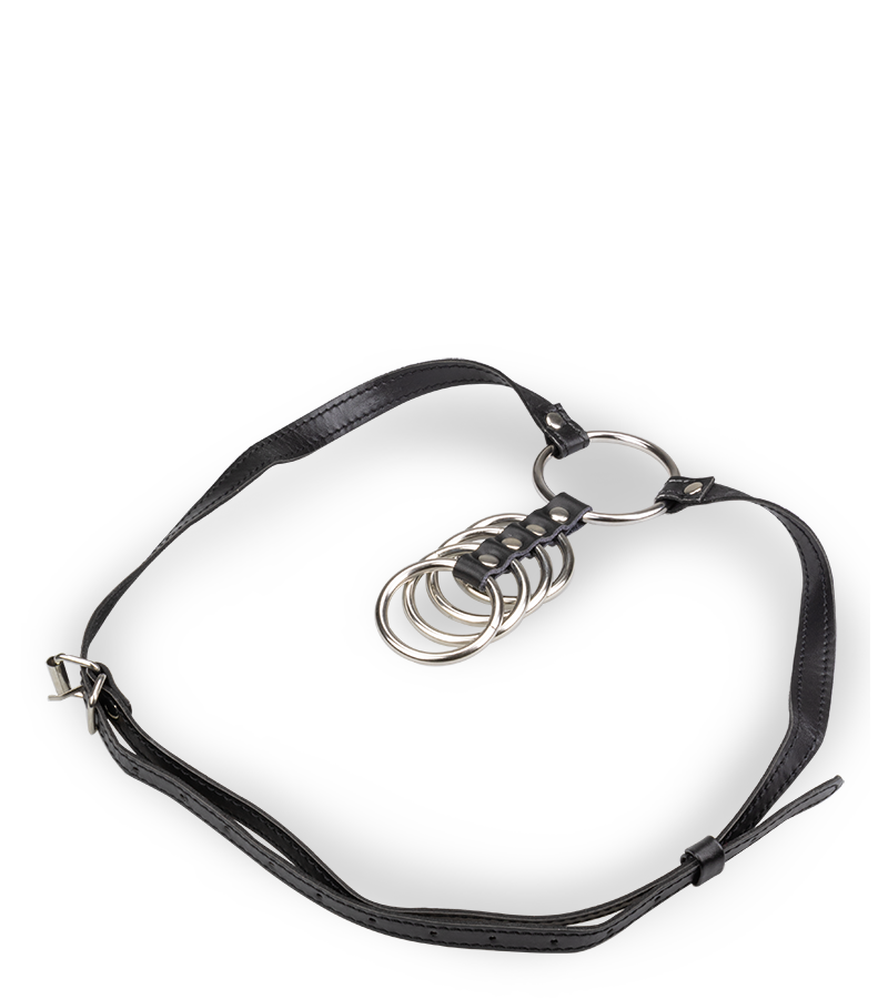 Metall-Peniskäfig mit Taillenriemen