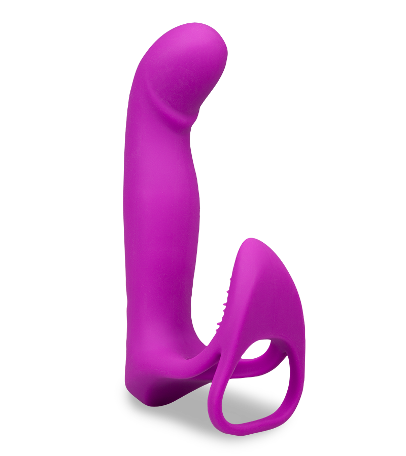 Multifunktionsvibrator mit Cockring Poly