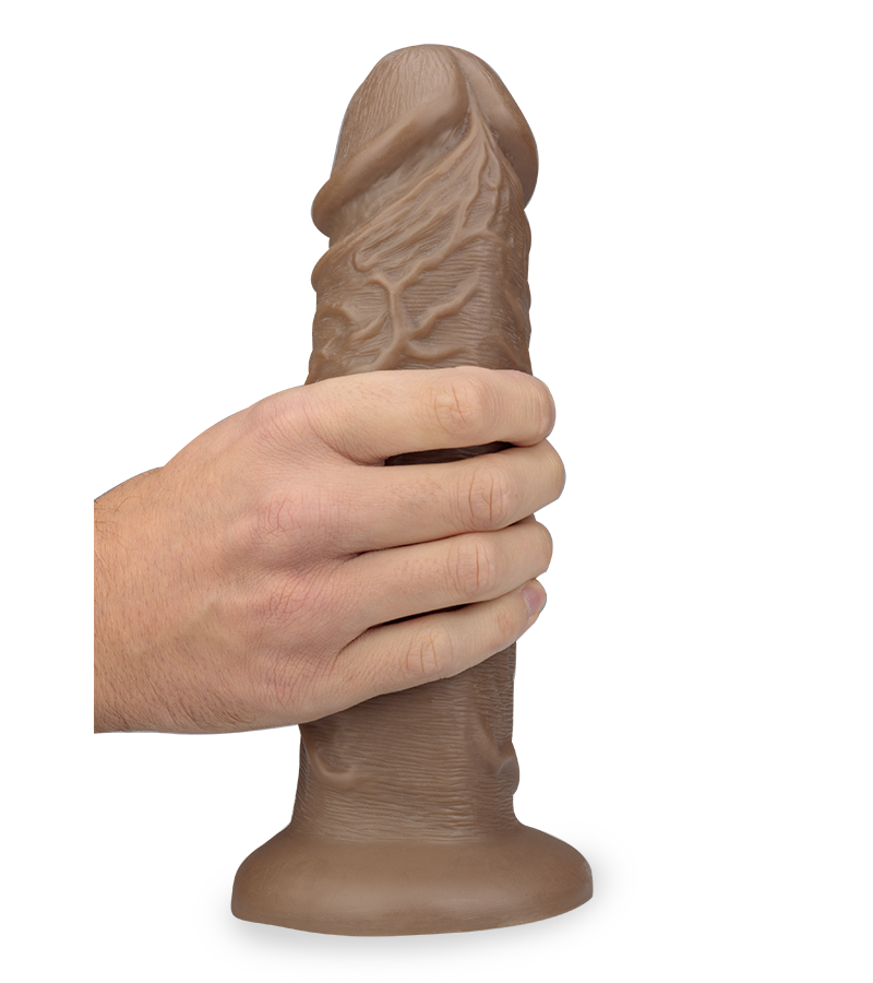Naturdildo mit XXL-Schaft 6,3 cm