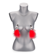 Laden Sie das Bild in den Galerie-Viewer, Nippelklammern mit Federn