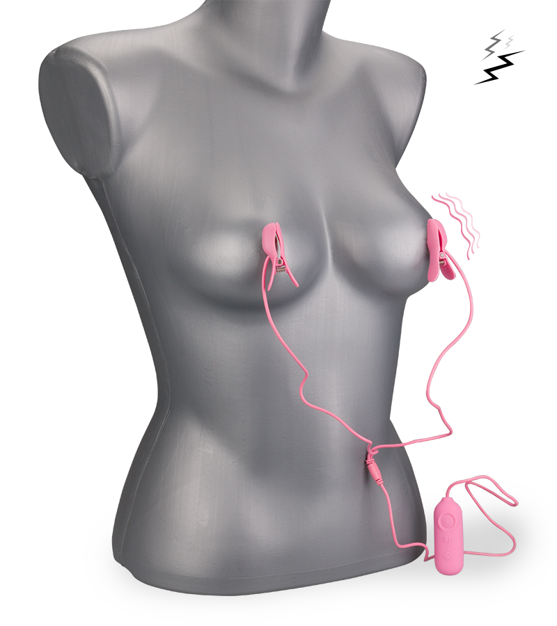 Nippelklemmen mit Estim und Vibration