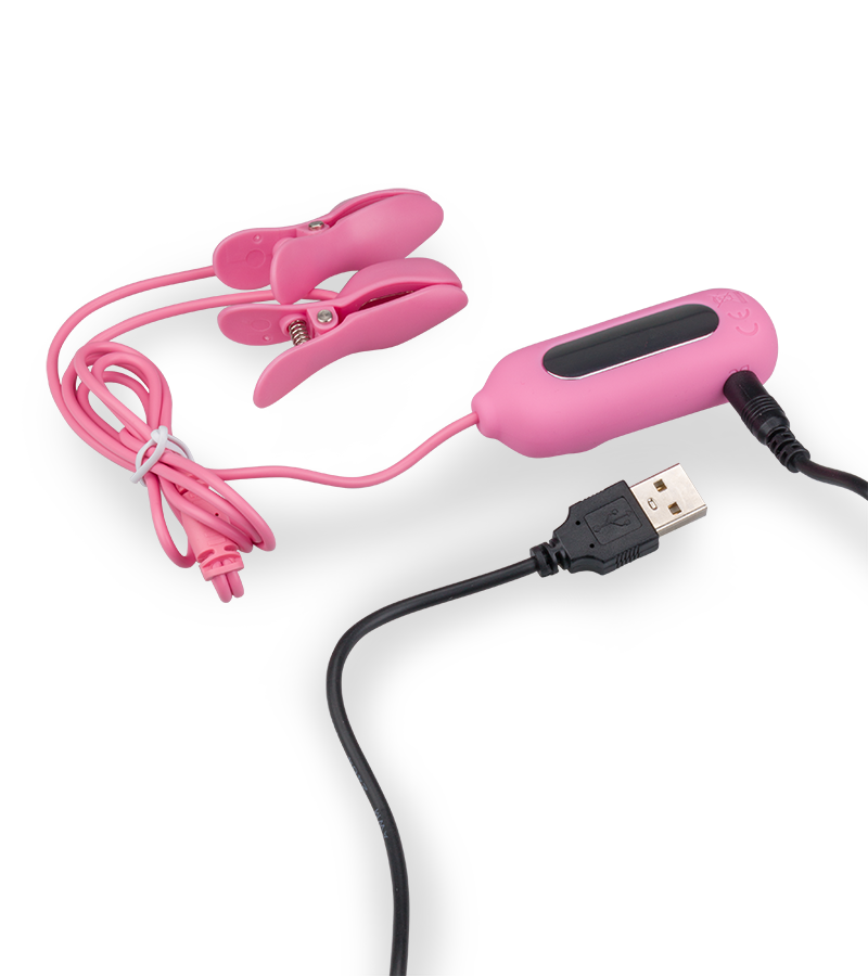 Nippelklemmen mit Estim und Vibration