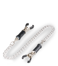 Laden Sie das Bild in den Galerie-Viewer, Nippelklemmen mit Gewicht und Kette