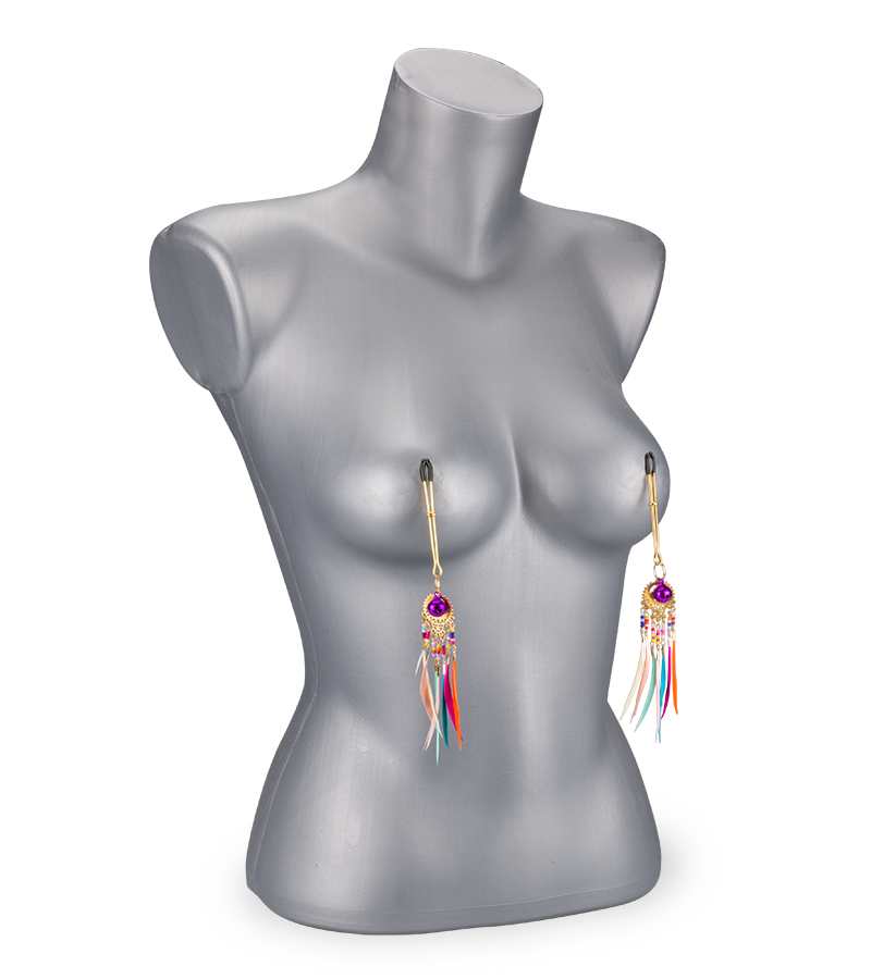 Nippelklemmen mit Glöckchen Rio