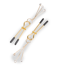 Laden Sie das Bild in den Galerie-Viewer, Nippelklemmen mit Strass Sirius