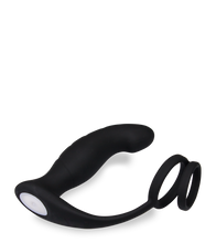 Laden Sie das Bild in den Galerie-Viewer, P-Punkt-Vibrator mit Doppel-Cockring Wandering