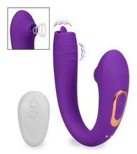 Laden Sie das Bild in den Galerie-Viewer, Paarvibrator und Druckwellenstimulator Ades