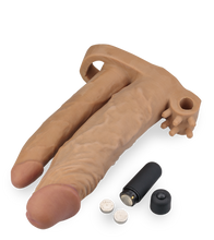 Laden Sie das Bild in den Galerie-Viewer, Penis-Extender mit Analdildo und Klitorisvibrator