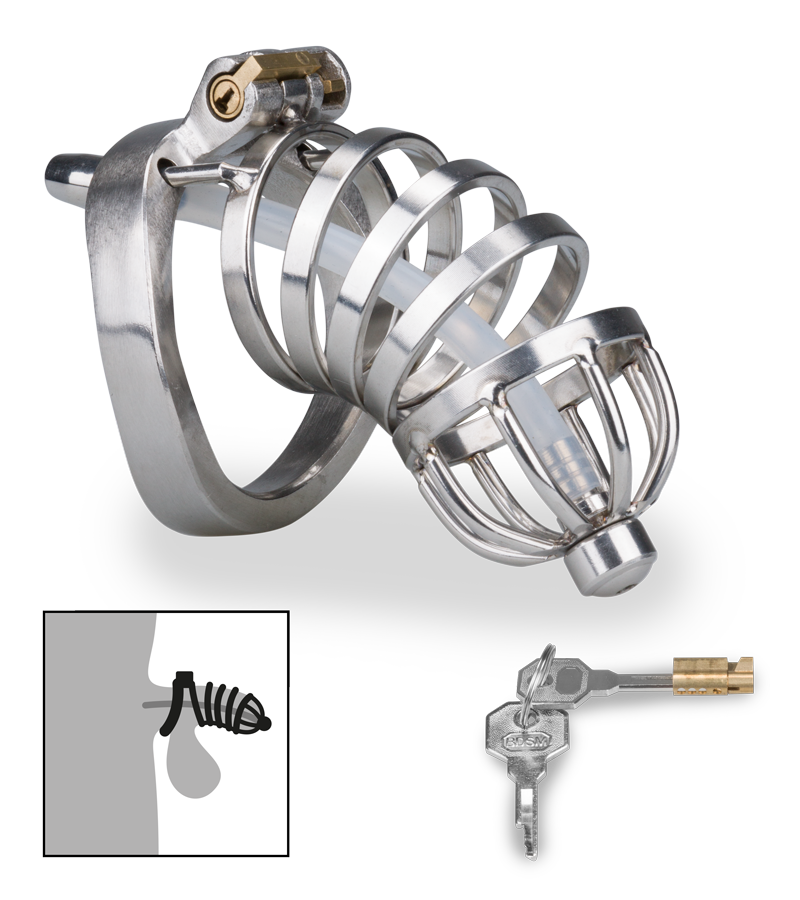 Penis-Käfig mit Harnröhrensonde Verdict