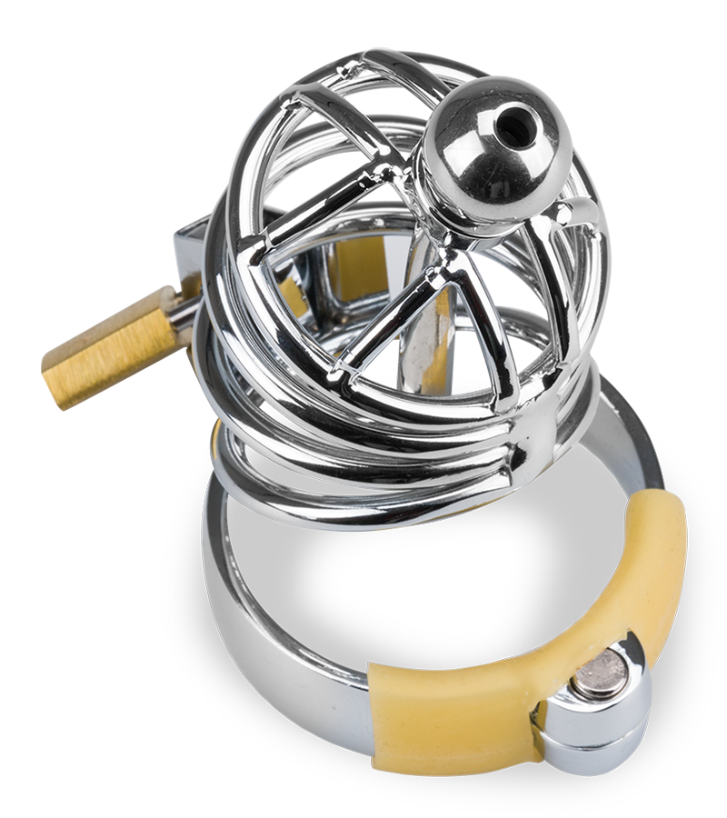 Peniskäfig mit Harnröhrenplug Alcatraz