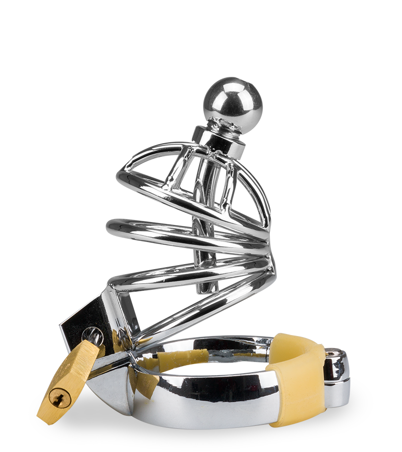 Peniskäfig mit Harnröhrenplug Alcatraz