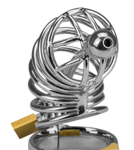 Laden Sie das Bild in den Galerie-Viewer, Peniskäfig mit Harnröhrenplug Delicious Chastity