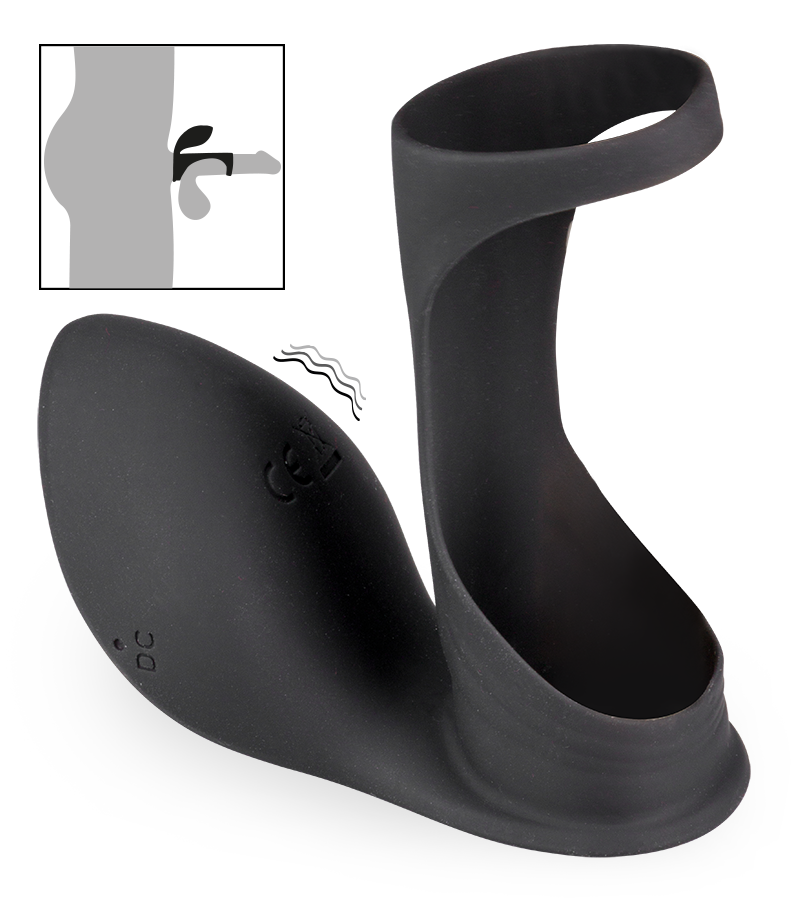 Penismanschette mit Klitorisstimulator 7 Modi