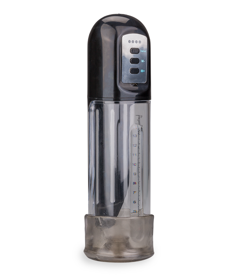 Penispumpen-Masturbator mit 3 Cockringen