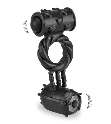 Penisring mit 2 Vibro-Bullets