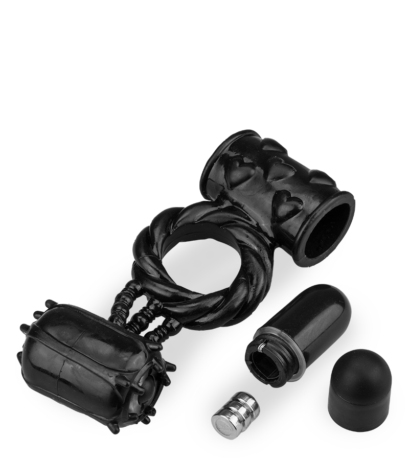 Penisring mit 2 Vibro-Bullets