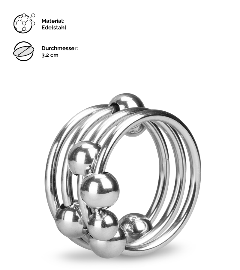 Penisring mit 8 Kugeln Altar