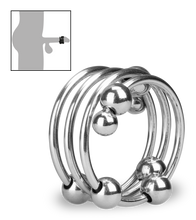 Laden Sie das Bild in den Galerie-Viewer, Penisring mit 8 Kugeln Altar