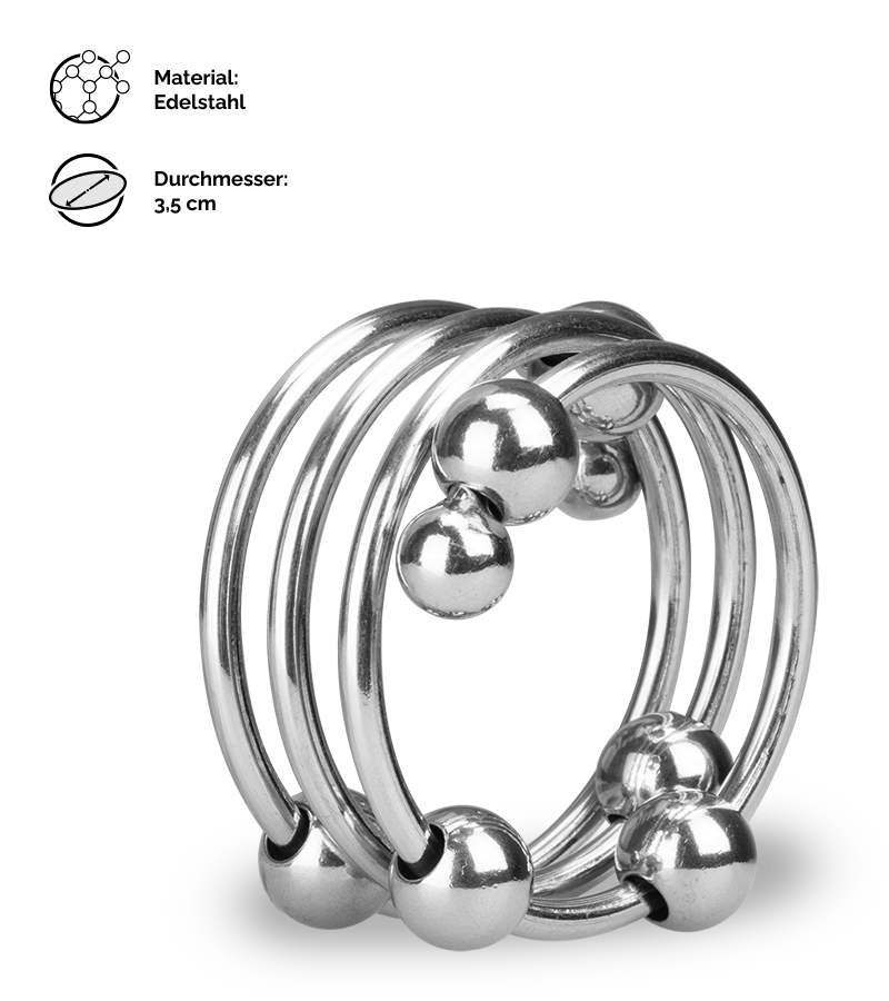 Penisring mit 8 Kugeln Altar