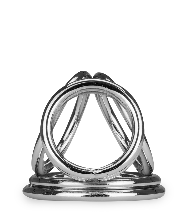 Penisring mit Hodenteiler aus Edelstahl Bondy