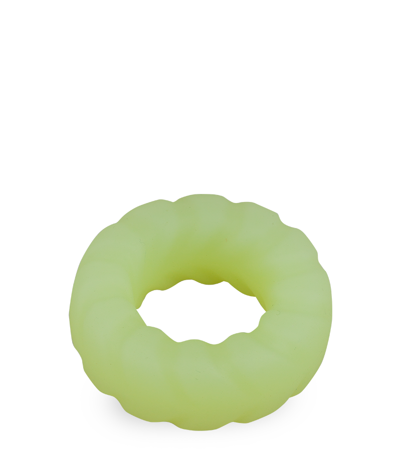 Phosphoreszierender Cockring aus medizinischem Silikon Road Trip