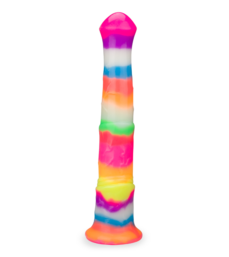 Phosphoreszierender Dildo mit Saugnapf Pferd
