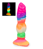 Phosphoreszierender Dildo mit Saugnapf Wolf