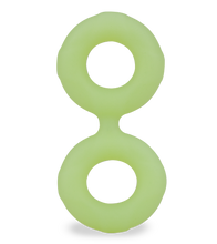 Laden Sie das Bild in den Galerie-Viewer, Phosphoreszierender Doppel-Cockring aus Silikon Sloom