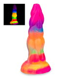 Phosphoreszierender Fantasy-Dildo mit Saugnapf Chimäre