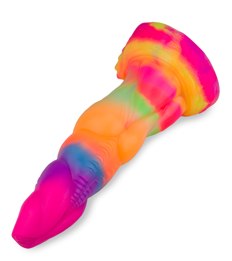 Phosphoreszierender Fantasy-Dildo mit Saugnapf Chimäre