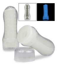 Laden Sie das Bild in den Galerie-Viewer, Phosphoreszierender Masturbator mit Noppen Lumino