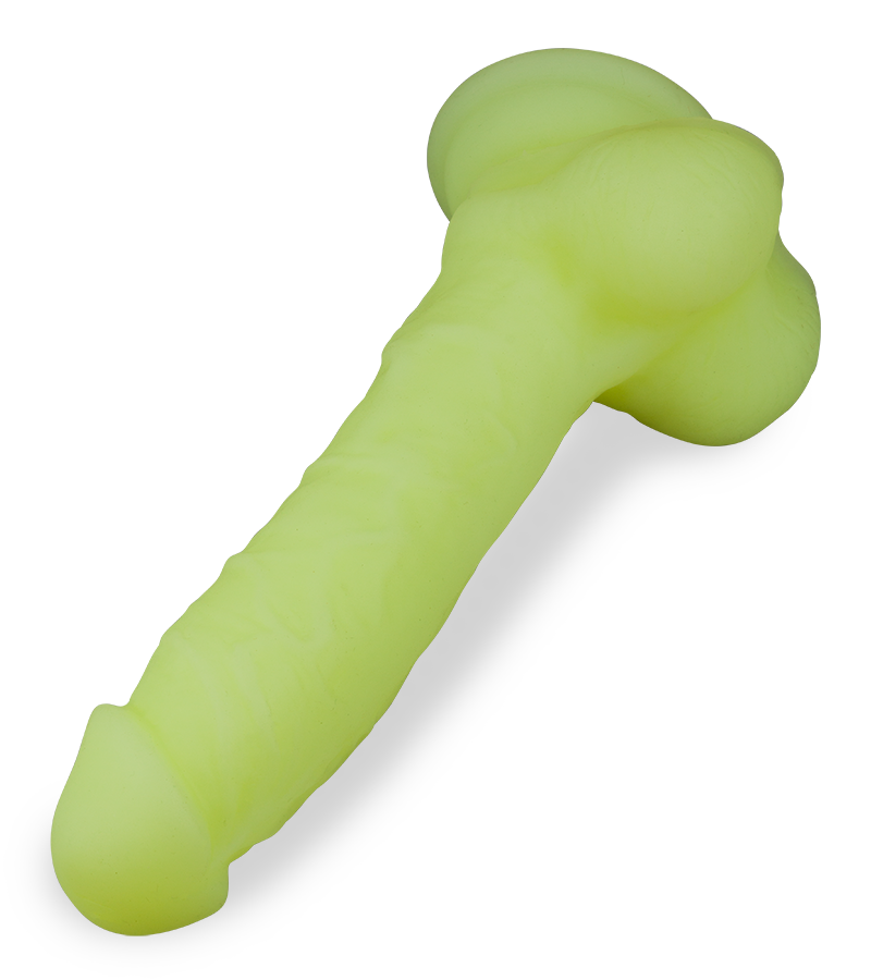 Phosphoreszierender Saugnapf-Dildo Osvald