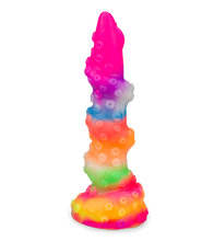 Laden Sie das Bild in den Galerie-Viewer, Phosphoreszierender Tentakel-Dildo mit Saugnapf Cthulhu