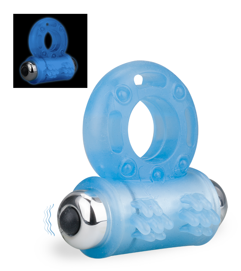 Phosphoreszierender Vibro-Cockring Lumino