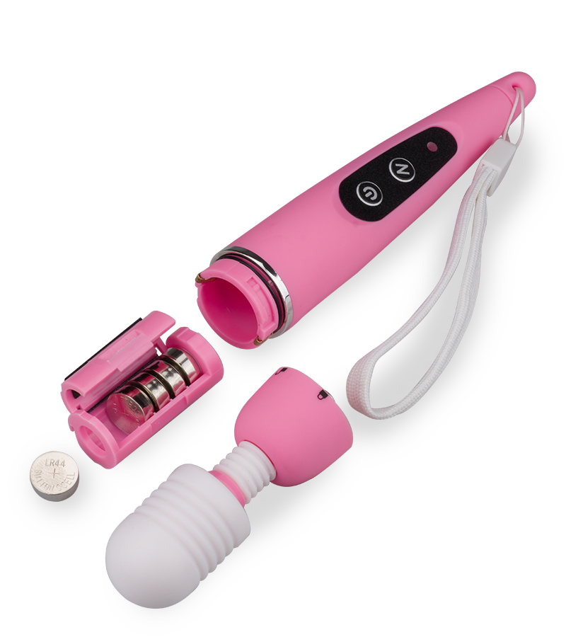 Power Wand Massager mit 3 Aufsätzen