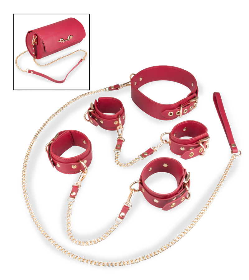 Premium Bondage-Set mit Aufbewahrungsbeutel
