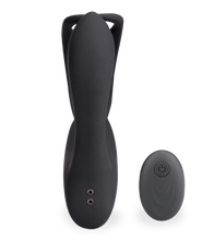 Laden Sie das Bild in den Galerie-Viewer, Prostata-Massagegerät mit Vibration und Doppel-Cockring Pro P