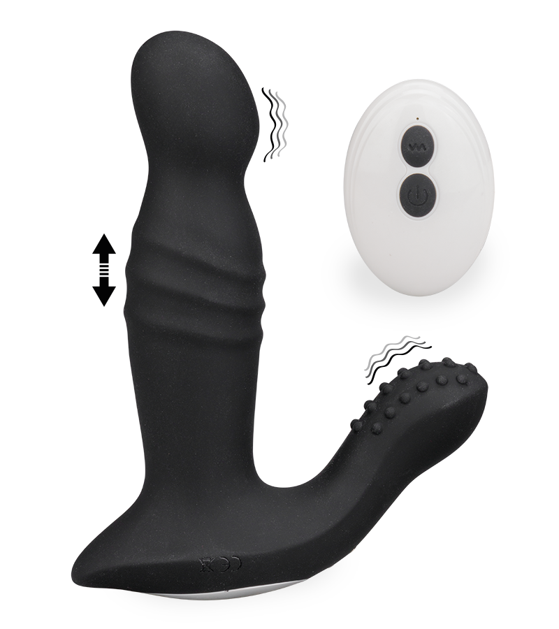 Prostata- und Hoden-Stimulator mit Vibration und Stoßfunktion Artist