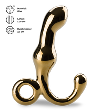 Laden Sie das Bild in den Galerie-Viewer, Prostataplug aus Glas Gold Master