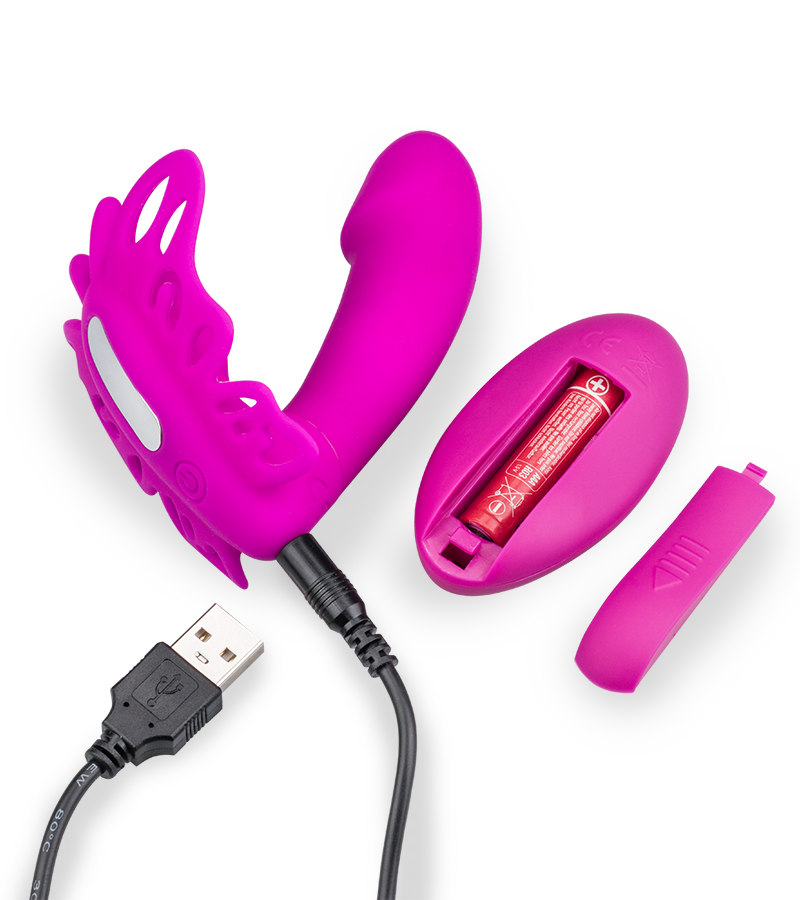 Pulsierende und vibrierende Vibrating Panty für Klitoris und G-Punkt