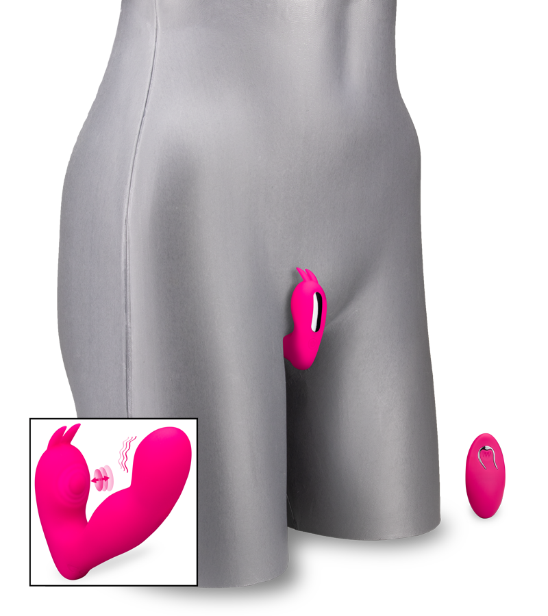 Pulsierender und vibrierender Klitoris- und G-Punkt-Stimulator